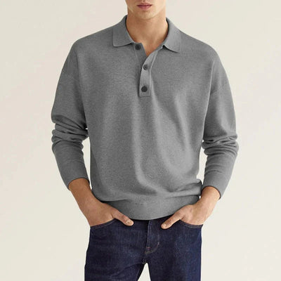 Anton - Langarm-Poloshirt