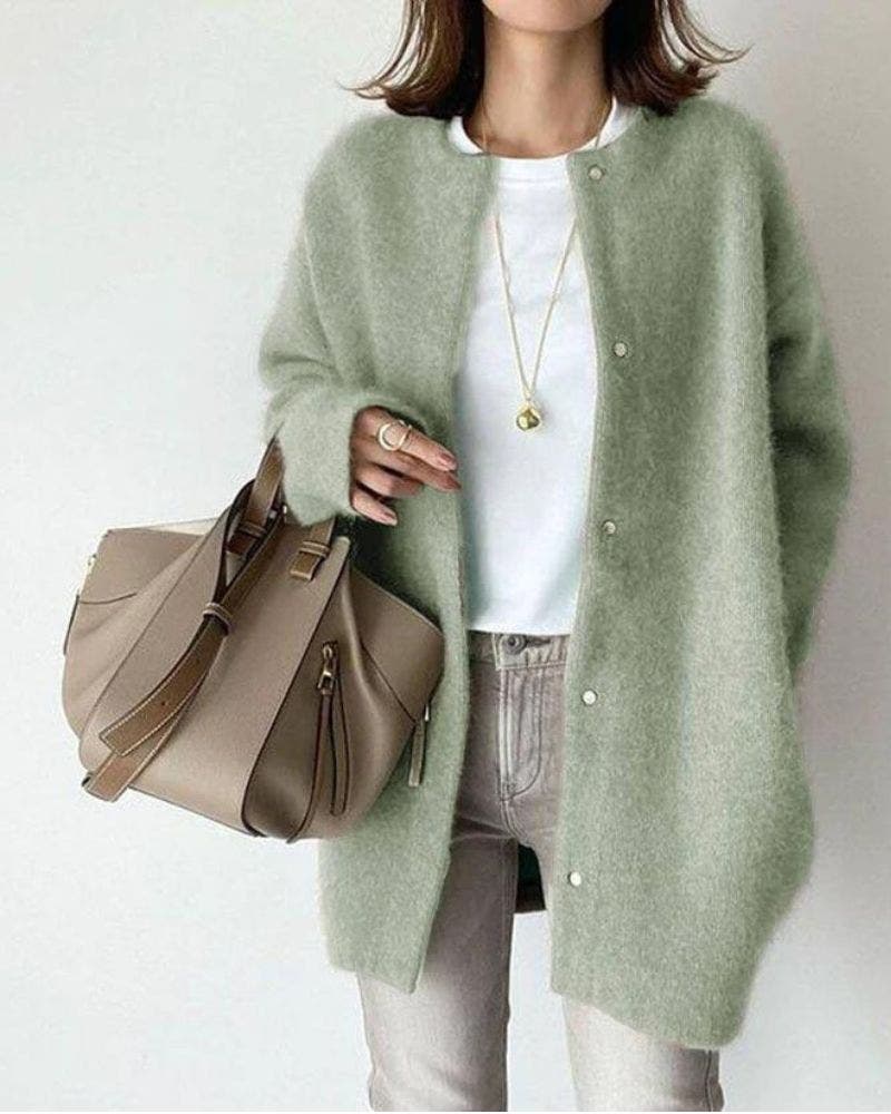 Fenna - weiche lange Strickjacke für einen bequemen Stil