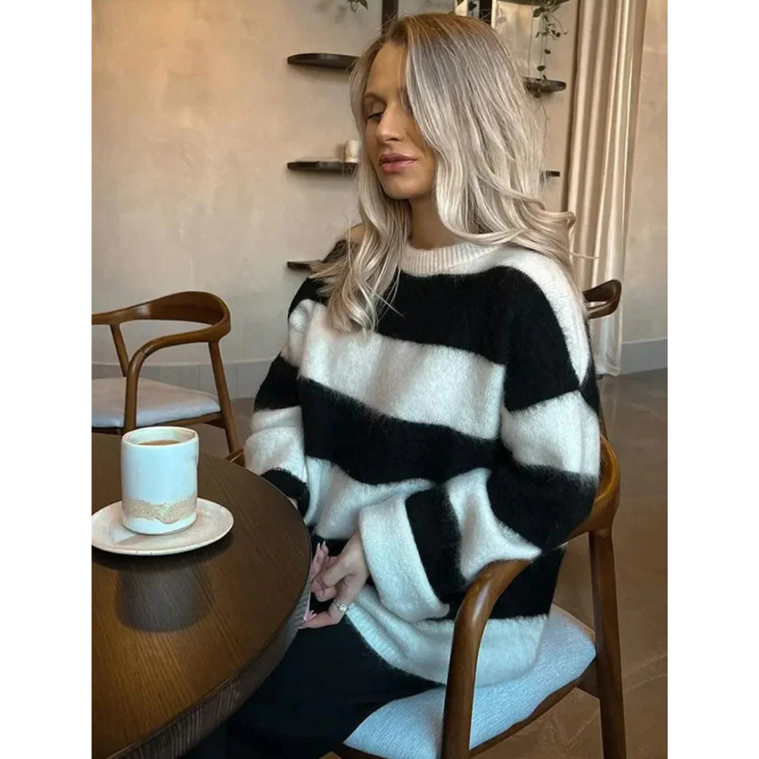 Romonamin | Damen Strick Pullover | Warme