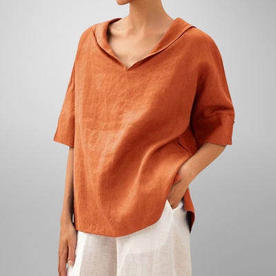 Alissa - Lässige, Locker Sitzende Bluse