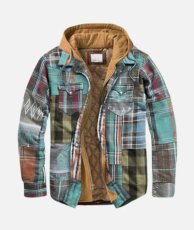 Reveur | Karojacke mit Kapuze