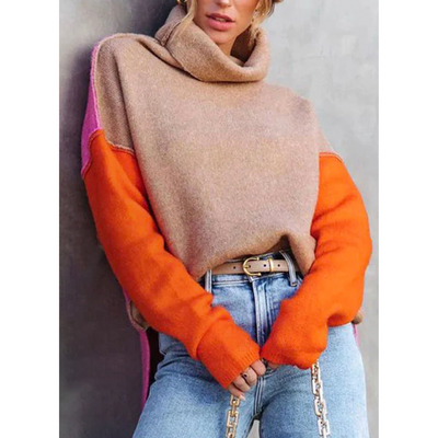 Harbena | Damen Rollkragen Pullover | Langarm