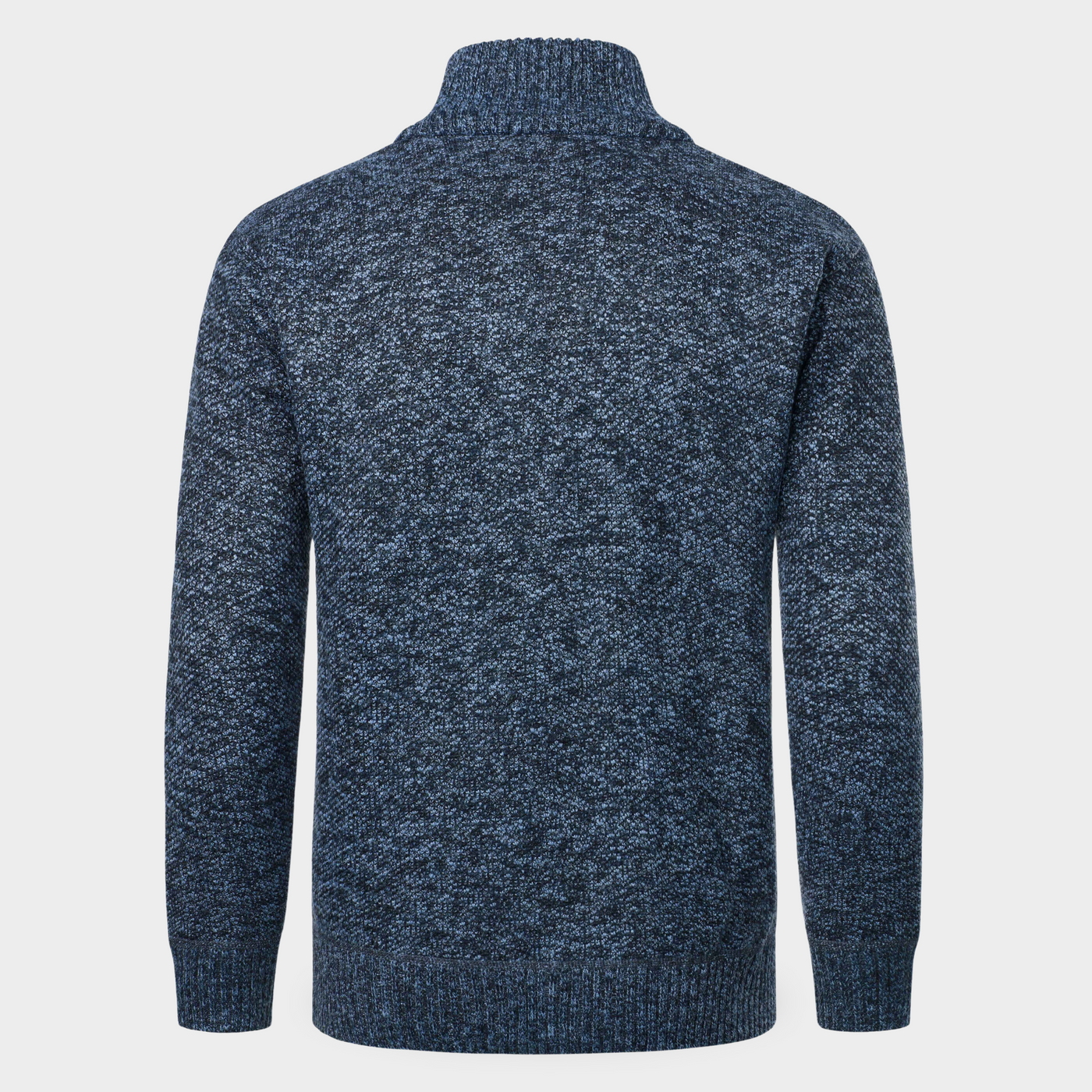 Piet - warme Strickjacke mit durchgehendem Reißverschluss und Thermofutter