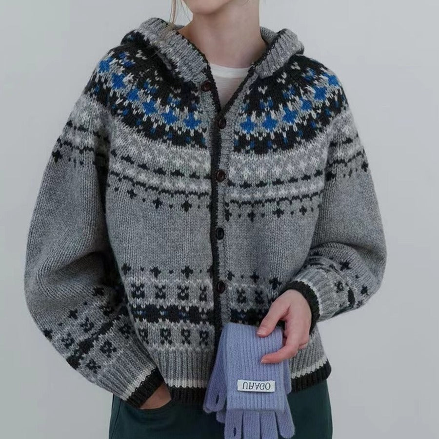 Gabanna - bunter langärmeliger Pullover