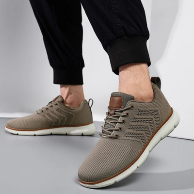 Atmungsaktive Strick-Walkingschuhe für Herren