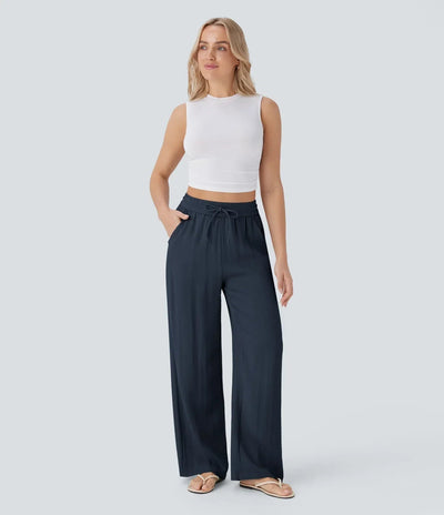 Zafeiria - Elegante Leinenhosen