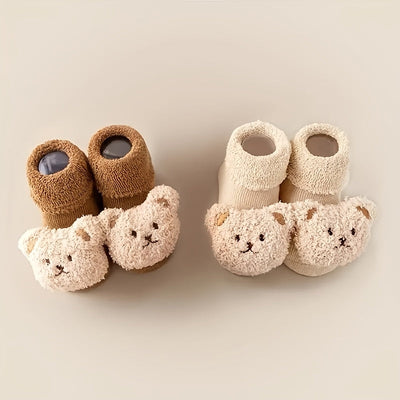 Antirutsch Babysocken – Mila | Mit süßem Bärenmotiv