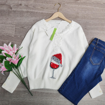 Kazuha - besonderer Rundhals-Pullover