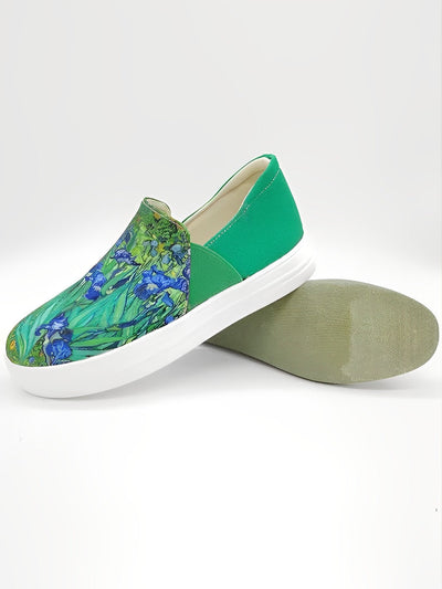 Leilani - van gogh Schwertlilien Druck leinwand Schuhe