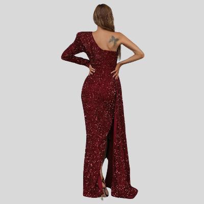 Evan - Glitzerndes Maxikleid für Frauen