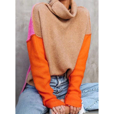 Harbena | Damen Rollkragen Pullover | Langarm