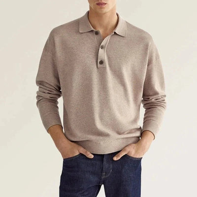 Anton - Langarm-Poloshirt