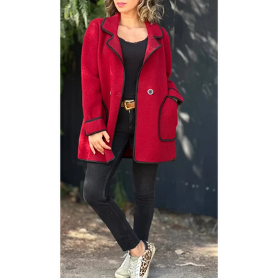 Quiane | Damen Lässige Warme Blazer | Winter
