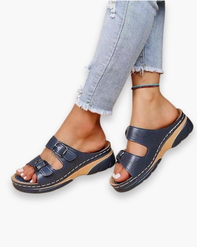 Bequeme Damen Sandalen | Mit Schnallen & Polsterung