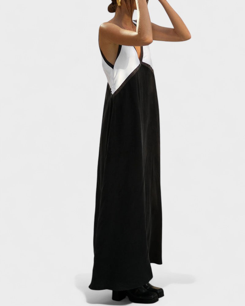 Vida – Elegantes ärmelloses Langes Kleid