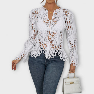 Asymmetrische Bluse Saelina für Damen – Modernes Design, Vielseitig und Bequem in S-XL