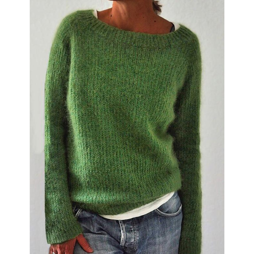 Hannahim | Damen Warme Strick Pullover | Winter