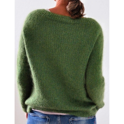 Hannahim | Damen Warme Strick Pullover | Winter