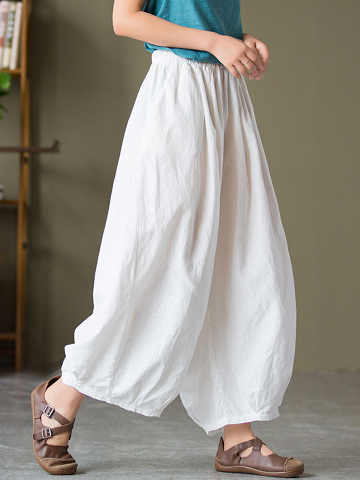 Vida - Boho-Leinenhose für bequemen Stil