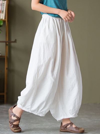 Vida - Boho-Leinenhose für bequemen Stil