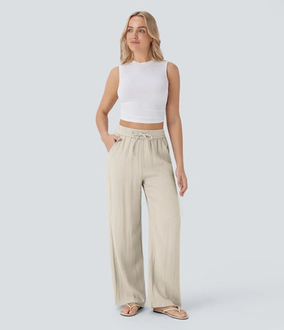 Zafeiria - Elegante Leinenhosen