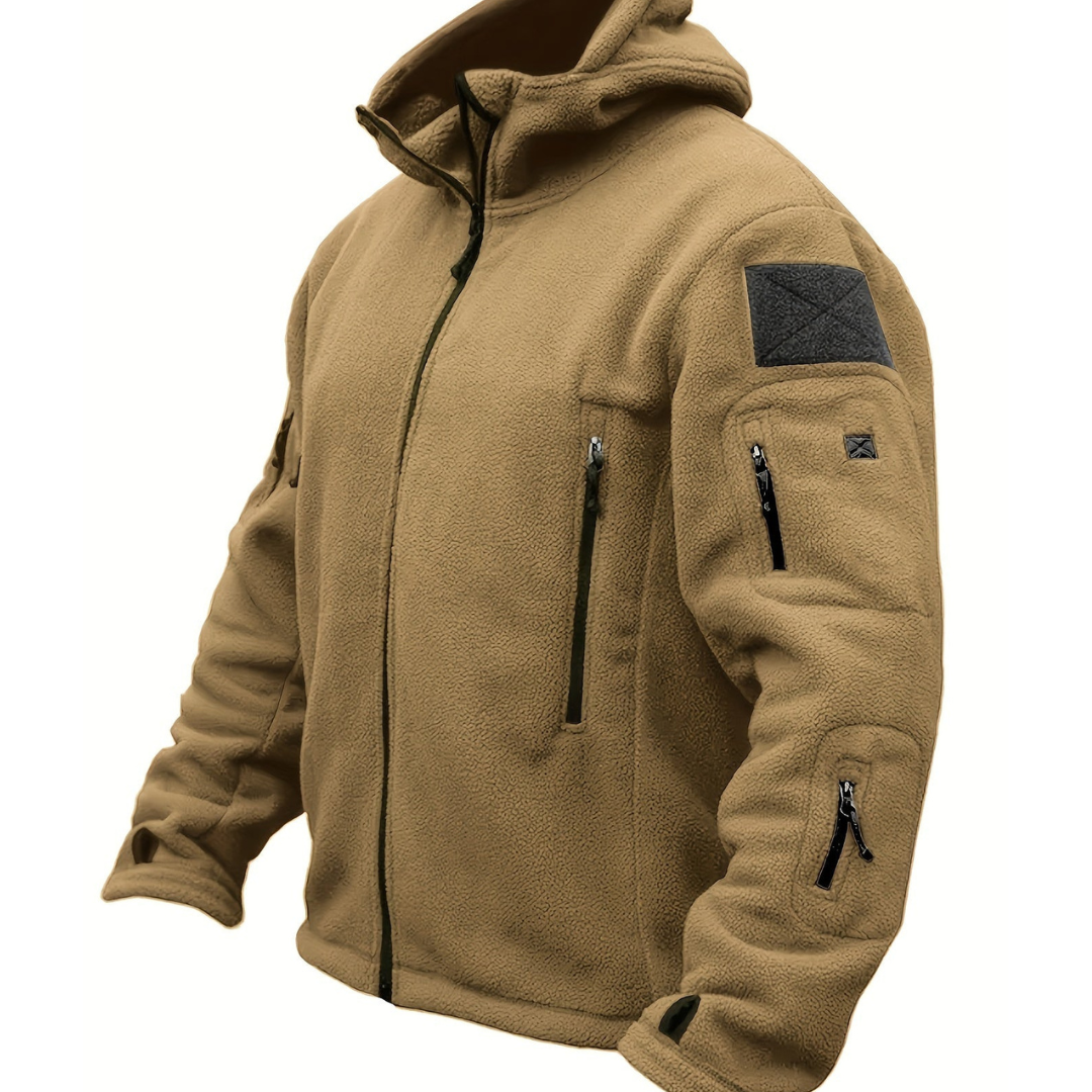 Zuntarim | Herren Kapuze Reißverschluss Warme Jacke | Winddicht