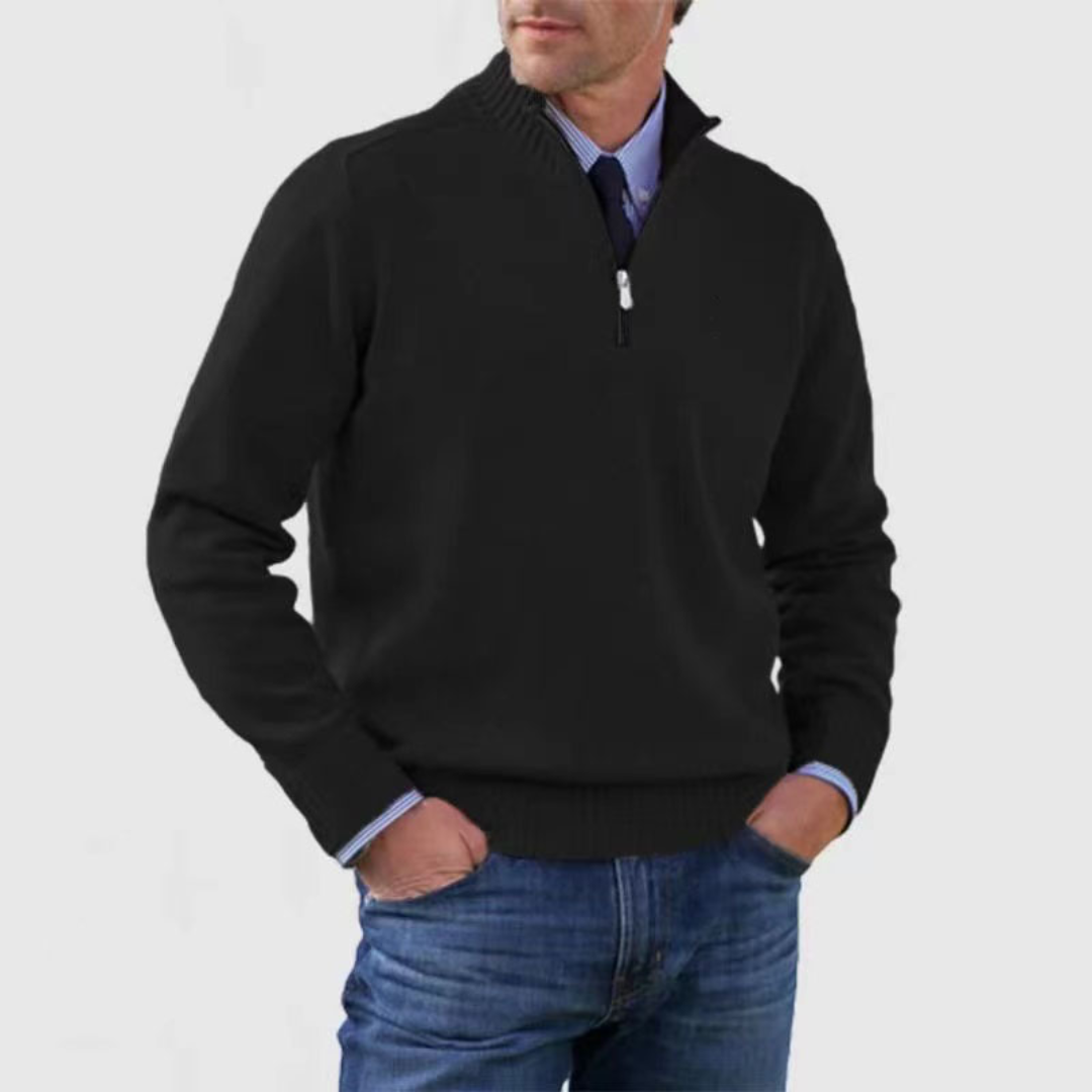 Carloset | Herren Warme Langarm Pullover | Winter