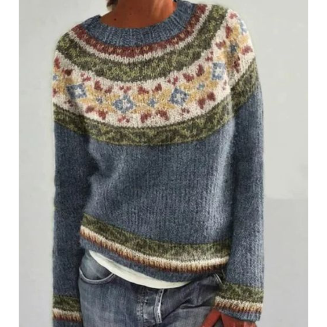 Carlineim | Damen Rundhalsausschnitt Pullover | Warme