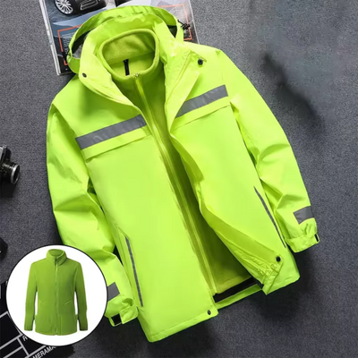 Rafilo | Herren Reflektierende Wasserdichte Jacke | Arbeitskleidung