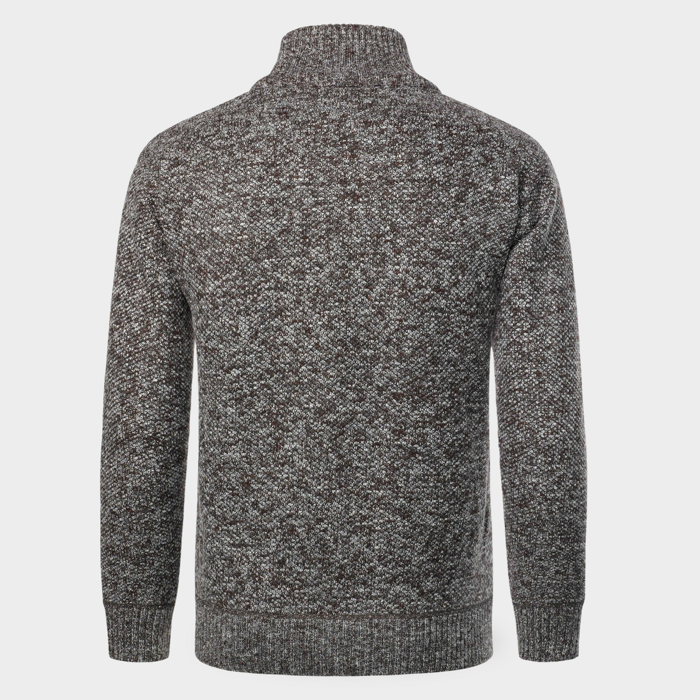 Piet - warme Strickjacke mit durchgehendem Reißverschluss und Thermofutter