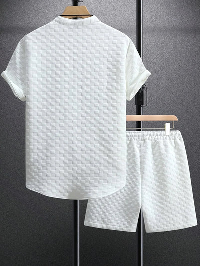 Zane – Lässiges Sommer Set Aus Kurzarm Hemd Und Short