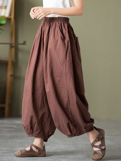 Vida - Boho-Leinenhose für bequemen Stil