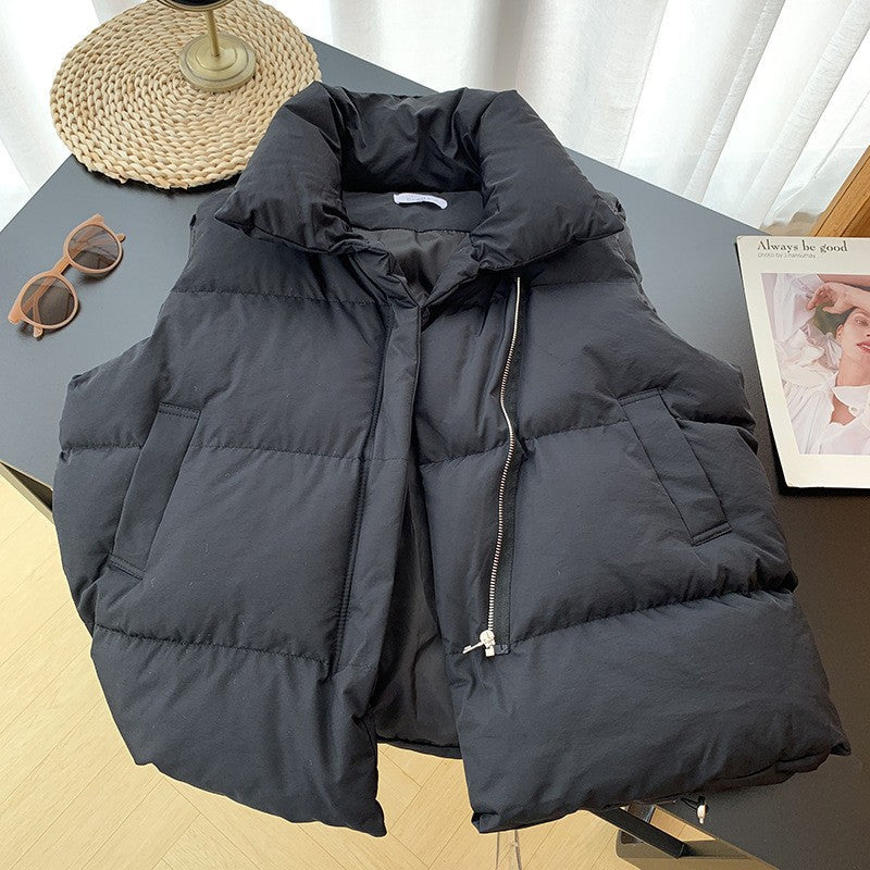 Sienna - warme Steppweste mit hohem Kragen für Komfort und Stil