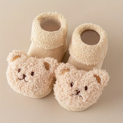 Antirutsch Babysocken – Mila | Mit süßem Bärenmotiv