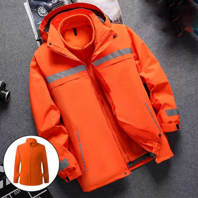 Rafilo | Herren Reflektierende Wasserdichte Jacke | Arbeitskleidung