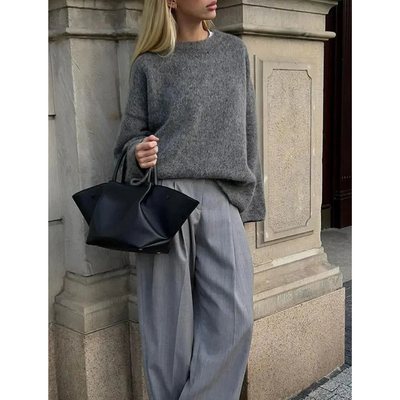 Romonamin | Damen Strick Pullover | Warme