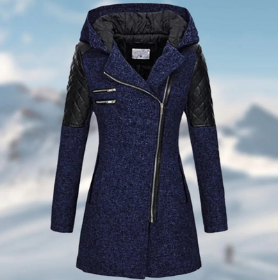 Riley - Lange Winterjacke mit Kapuze für Frauen