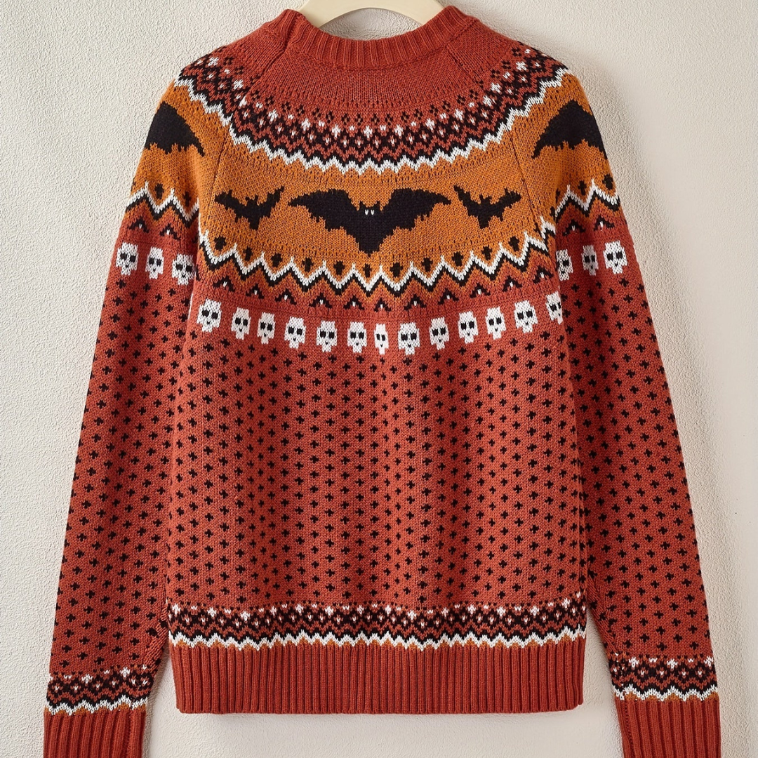 Arbariana | Damen Winter Langarm Pullover | Rundhalsausschnitt