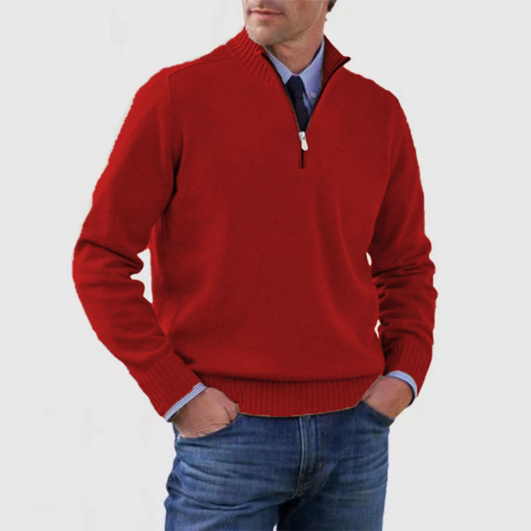 Carloset | Herren Warme Langarm Pullover | Winter