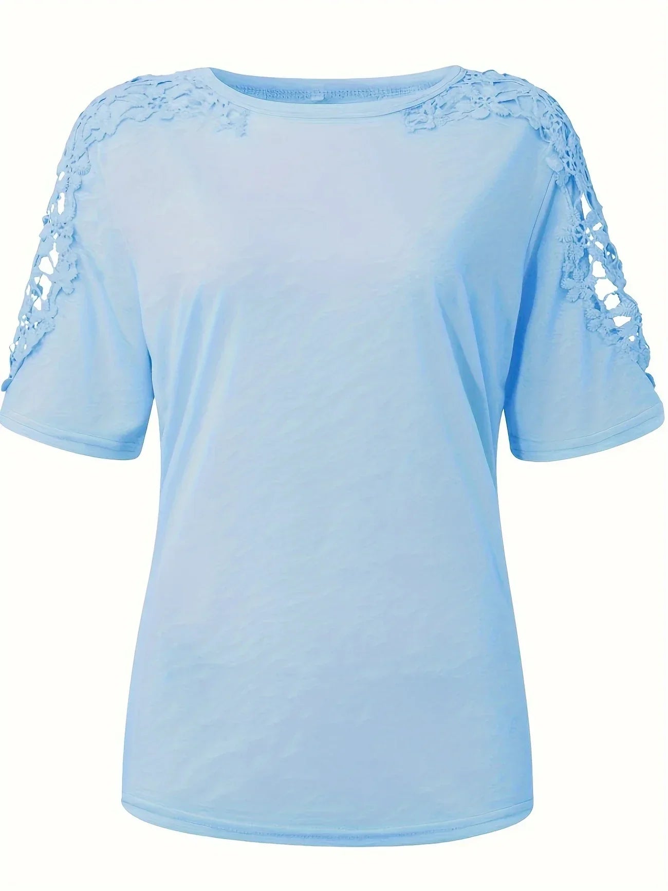 Ancuta – Elegantes Sommer Kurzarm T Hemd Mit Spitze