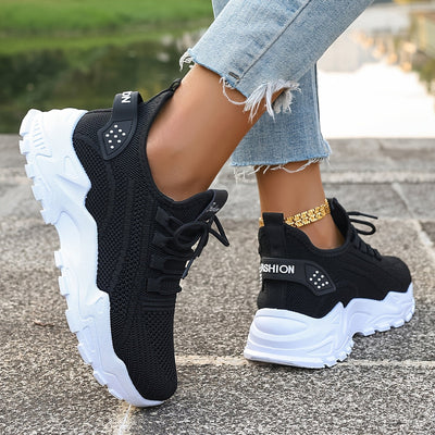 Bequeme Atmungsaktive Knit Sneakers für Damen