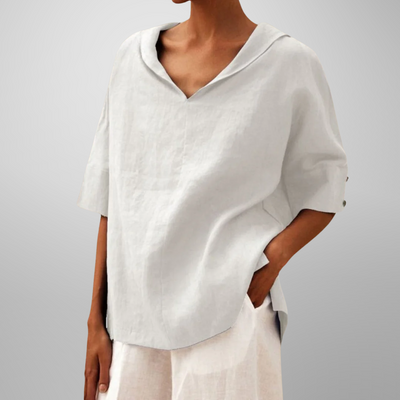 Alissa - Lässige, Locker Sitzende Bluse