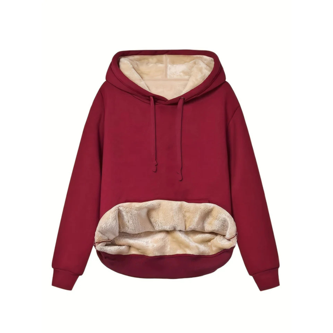 Larania | Damen Bequeme Winter Kapuzenpulli | Warme