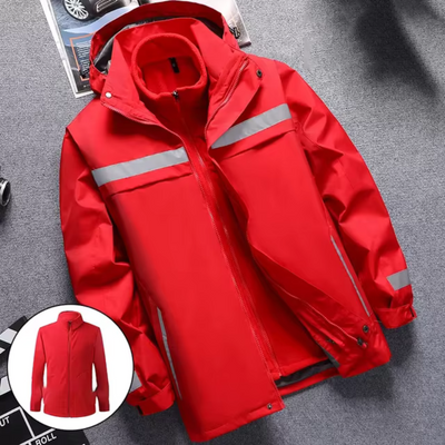 Rafilo | Herren Reflektierende Wasserdichte Jacke | Arbeitskleidung