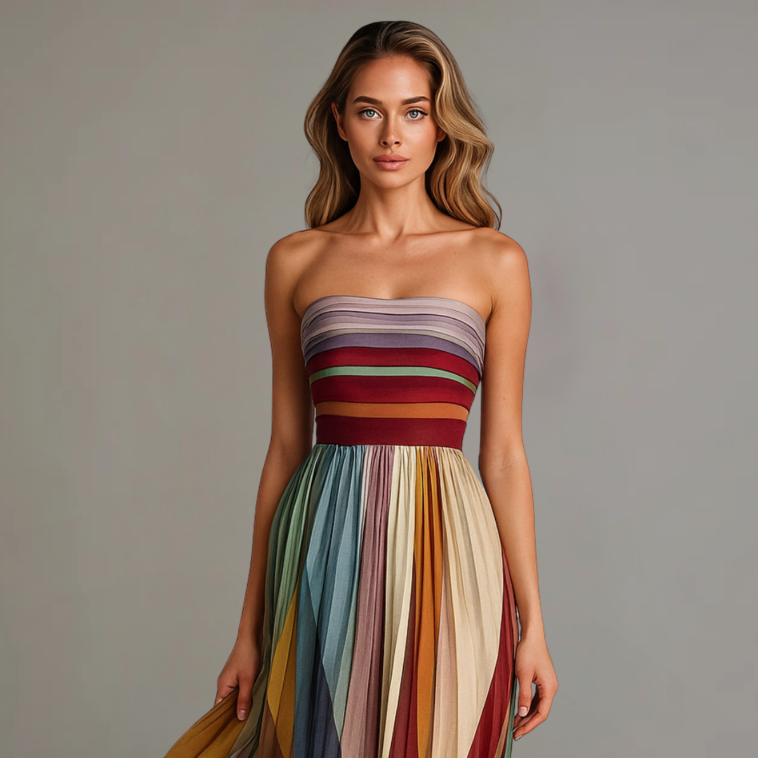 Yijun – Lässiges Langes Kleid
