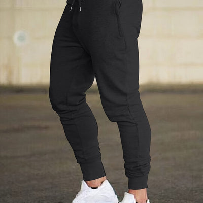 Bequeme Stretch Hose mit Reißverschlusstaschen und Kordelzug für Herren