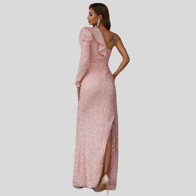 Evan - Glitzerndes Maxikleid für Frauen