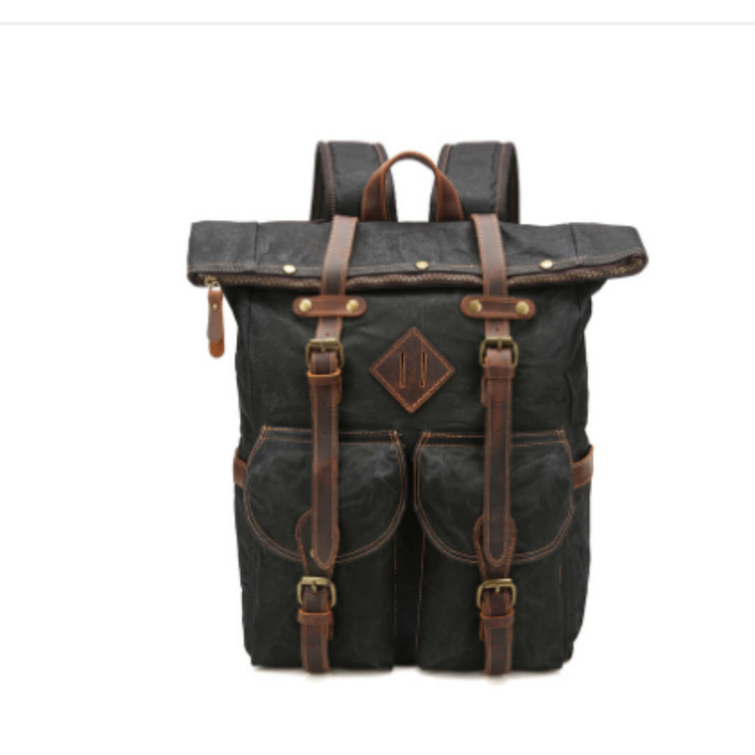 Eliarim | Damen Leinwand Vintage Rucksack | Draußen