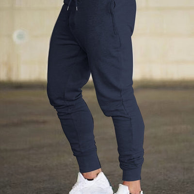 Bequeme Stretch Hose mit Reißverschlusstaschen und Kordelzug für Herren