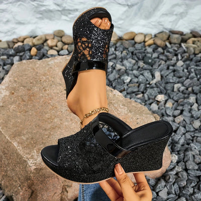 Alexis – Elegante Sandaletten Mit Spitzenbesatz Und Hohem Absatz